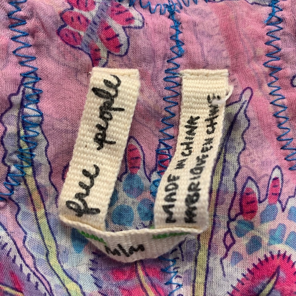 Free People Sheer Jersey Tank Top - M - EUC - Picture 6 of 6